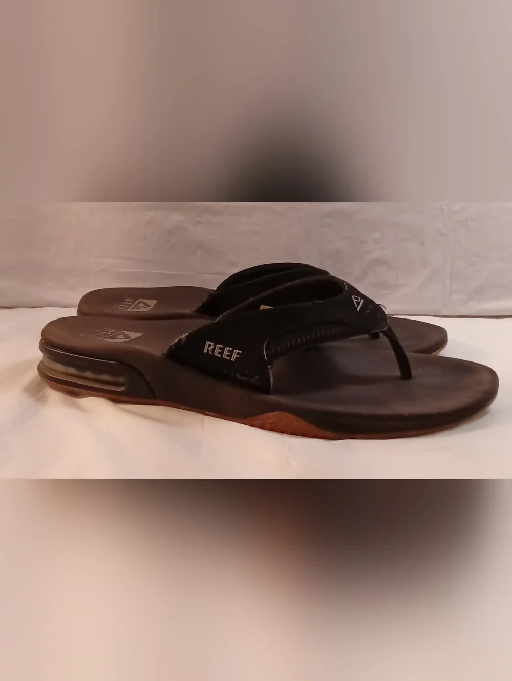 Reef Men's Black Flip Flop Sandals